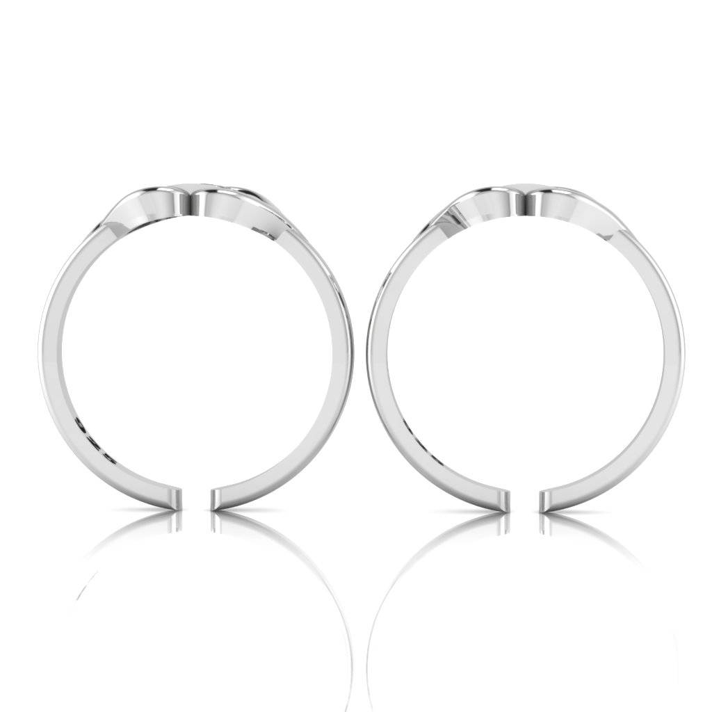 Iski Uski 925 Sterling Indian Silver Toe Rings