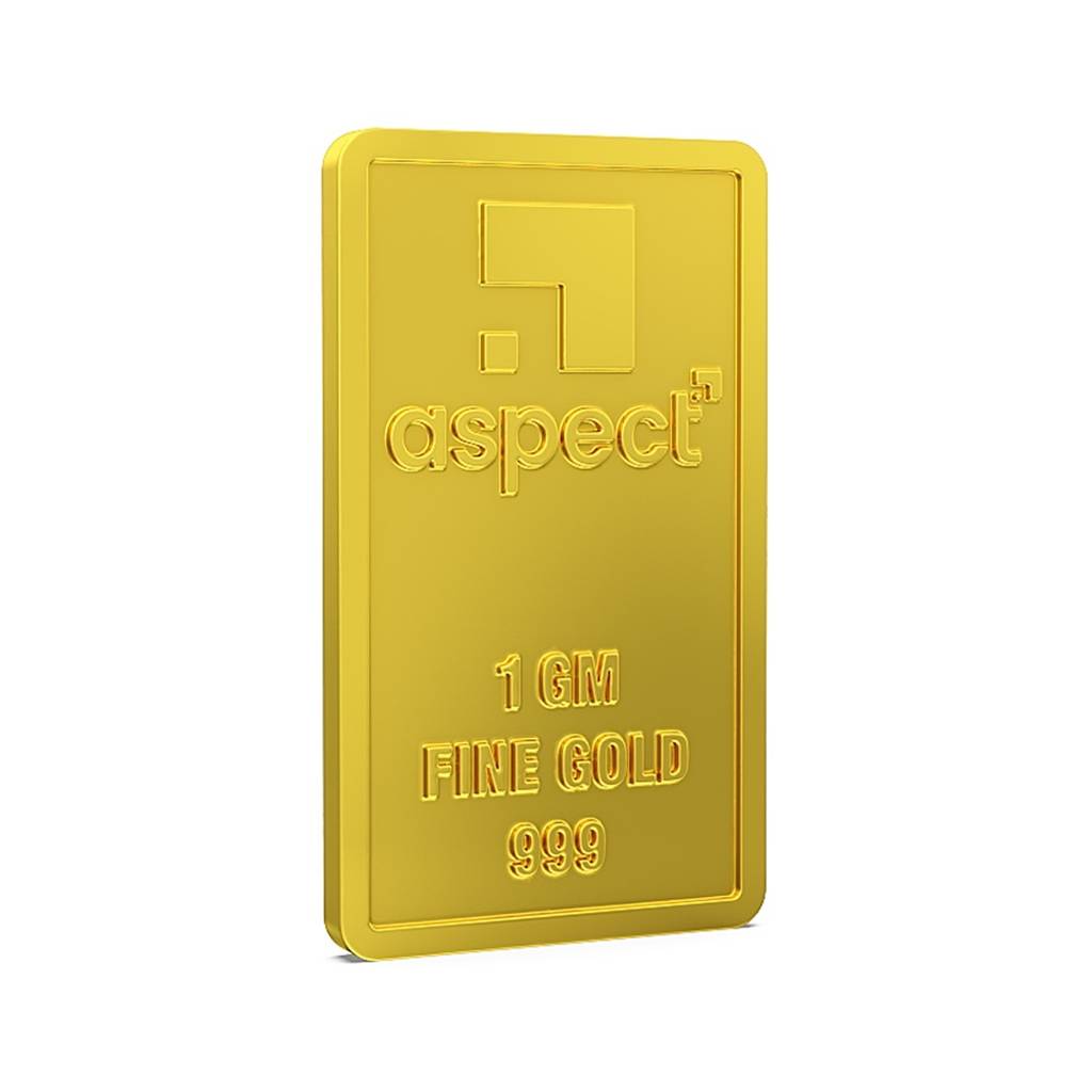 1Gm Rose Gold Bar 24Kt (999) : AGB1GMROSE999