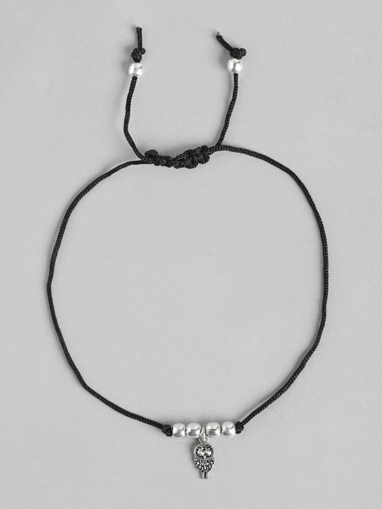 Silver 92.5 Owl Anklet : Silver 92.5 Owl Anklet : Silver 92.5 Owl Anklet : U080SO05LA0328