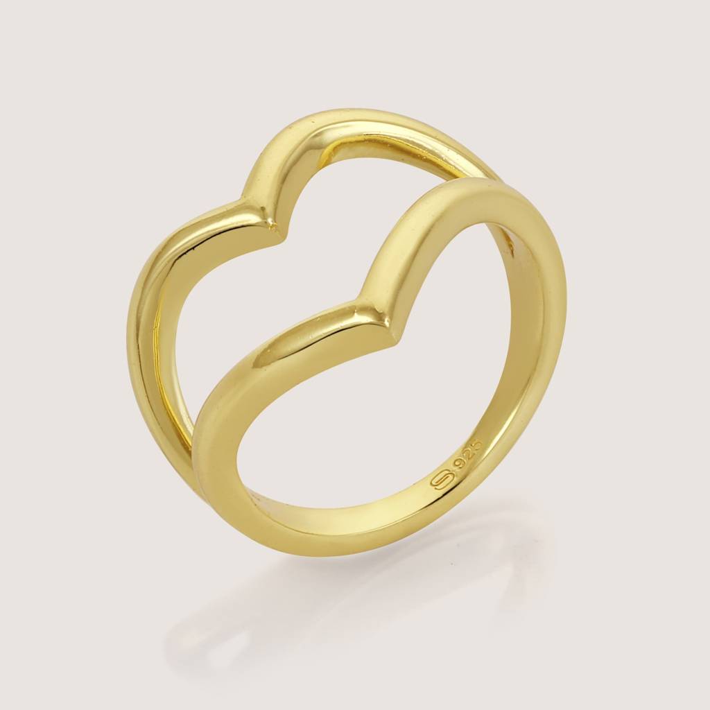 Dual Heart Ring : ACR00410-5
