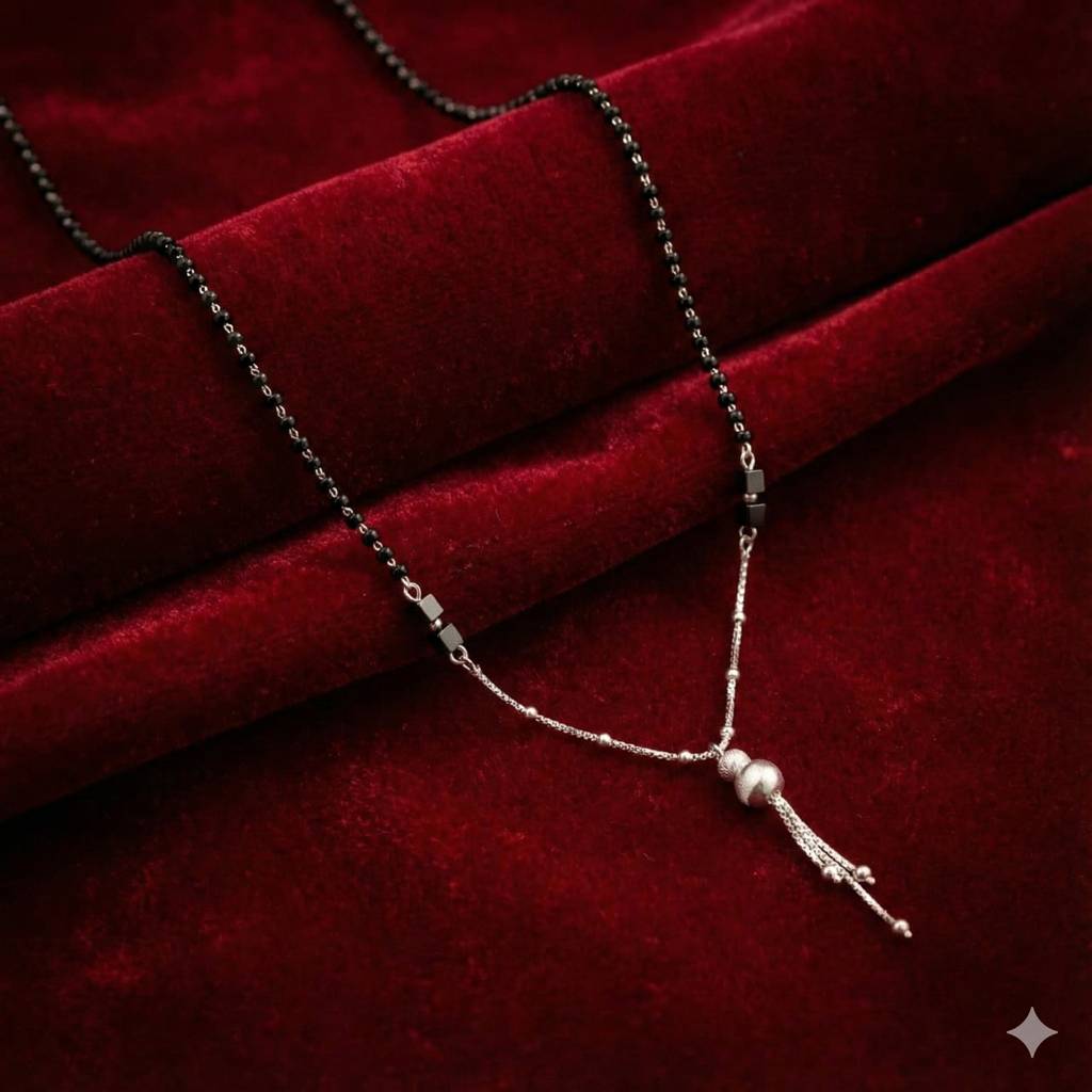 925 Pure Silver Mangalsutra-Ms1007 : MS1007