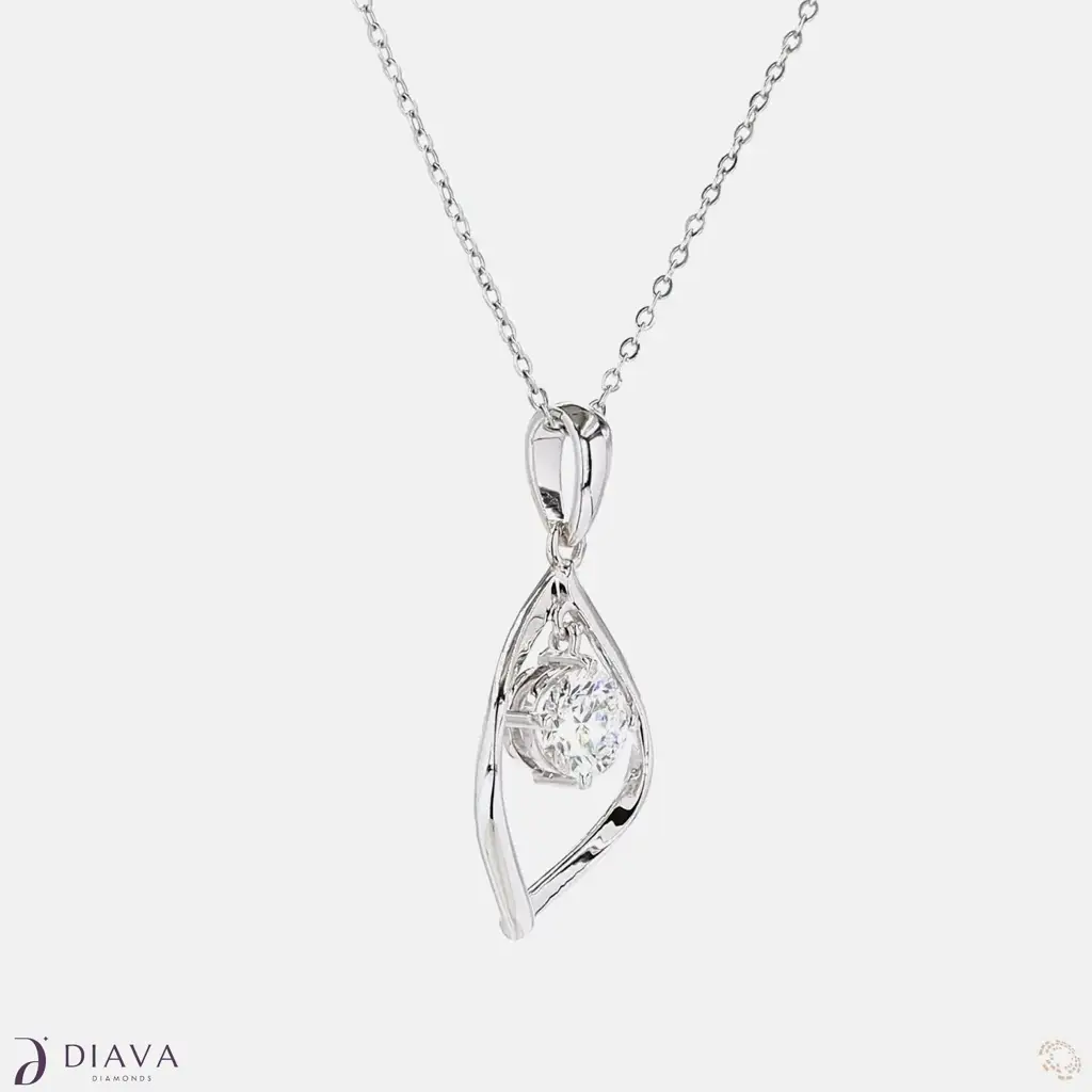 Dangling Solitaire Pendant : DanglingSolitairePendant