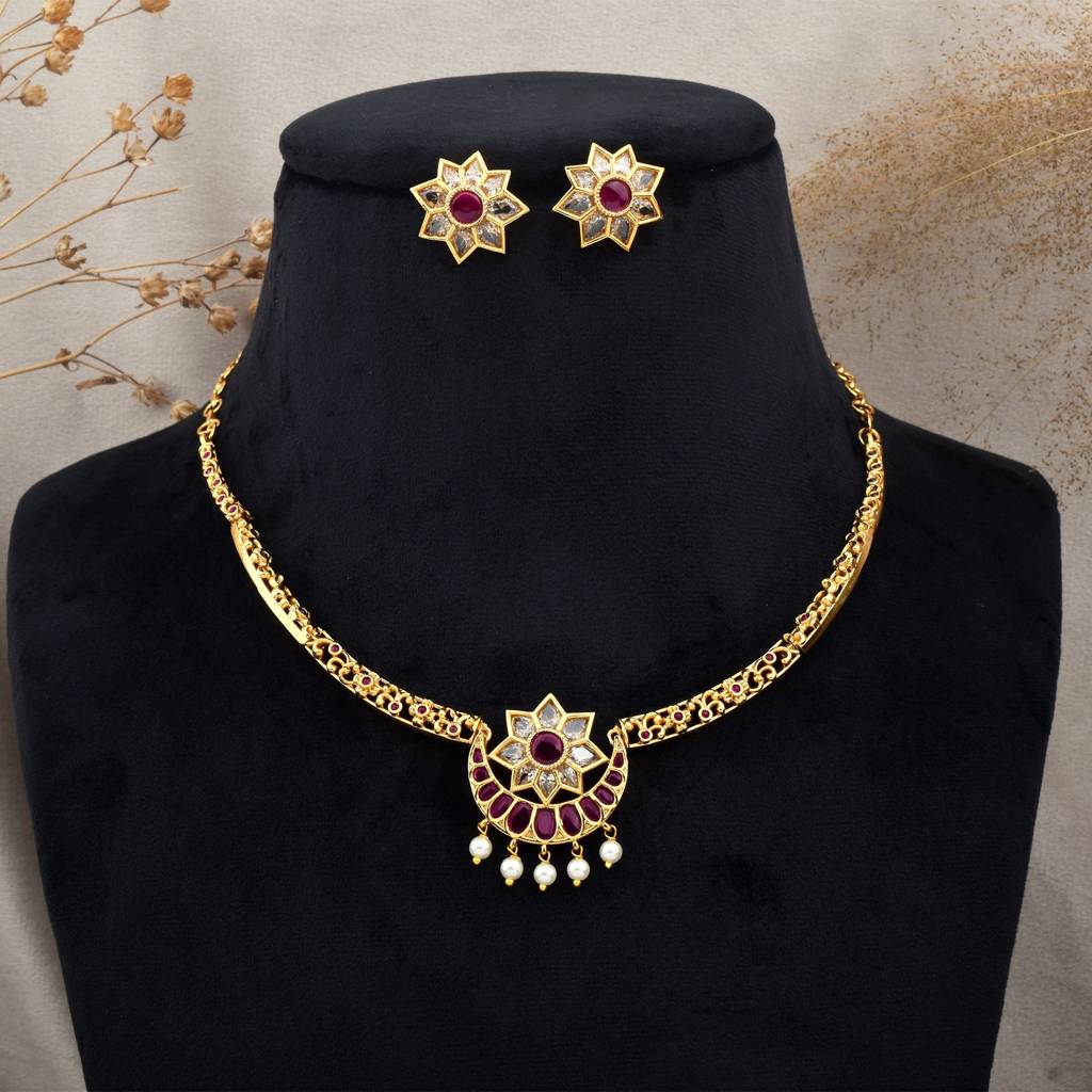 Epoch Of Elegance Necklace Set : SCNECKAMRCZ05