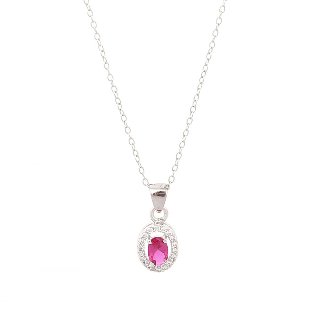 Iski Uski 925 Sterling Silver Kyle Ruby Pendant