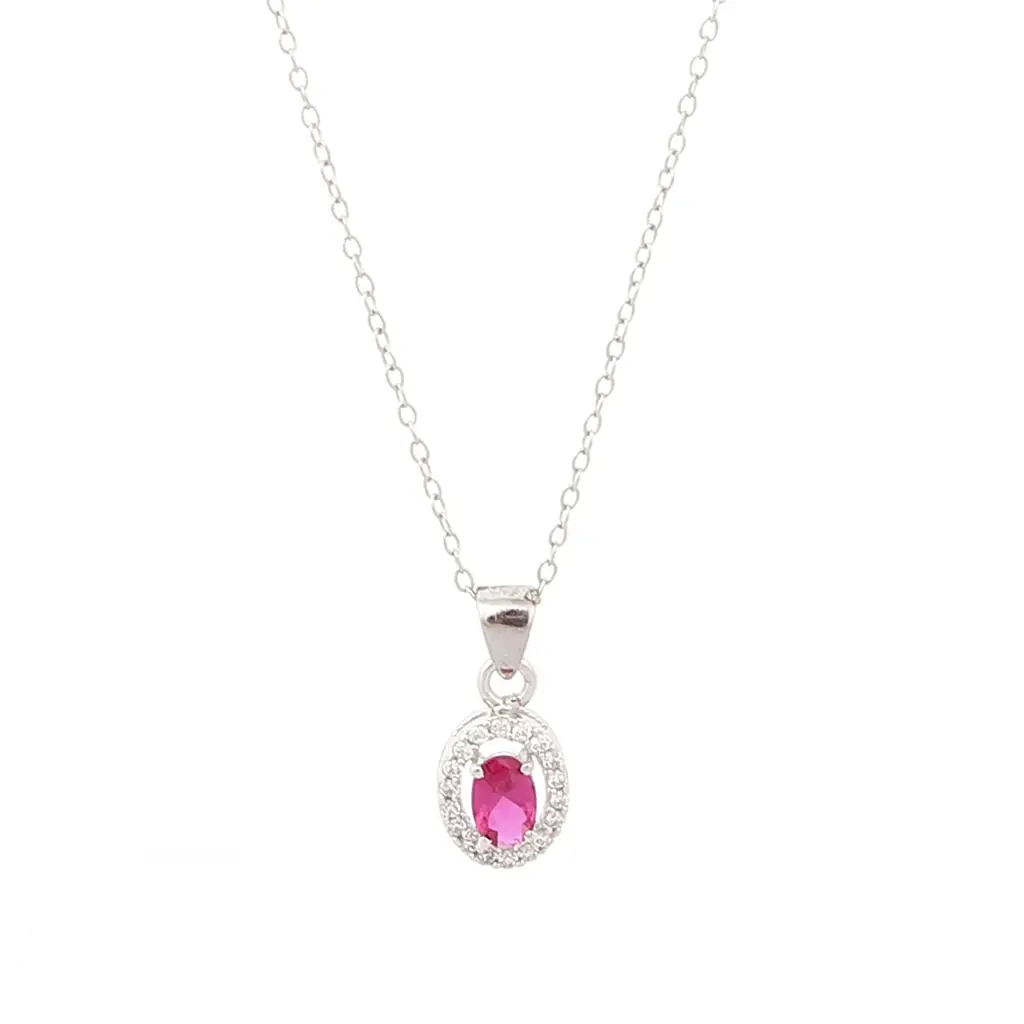 Iski Uski 925 Sterling Silver Kyle Ruby Pendant