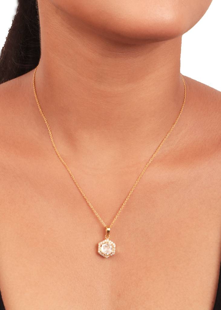 Moissanite Polki Pendant 3 : PJ100