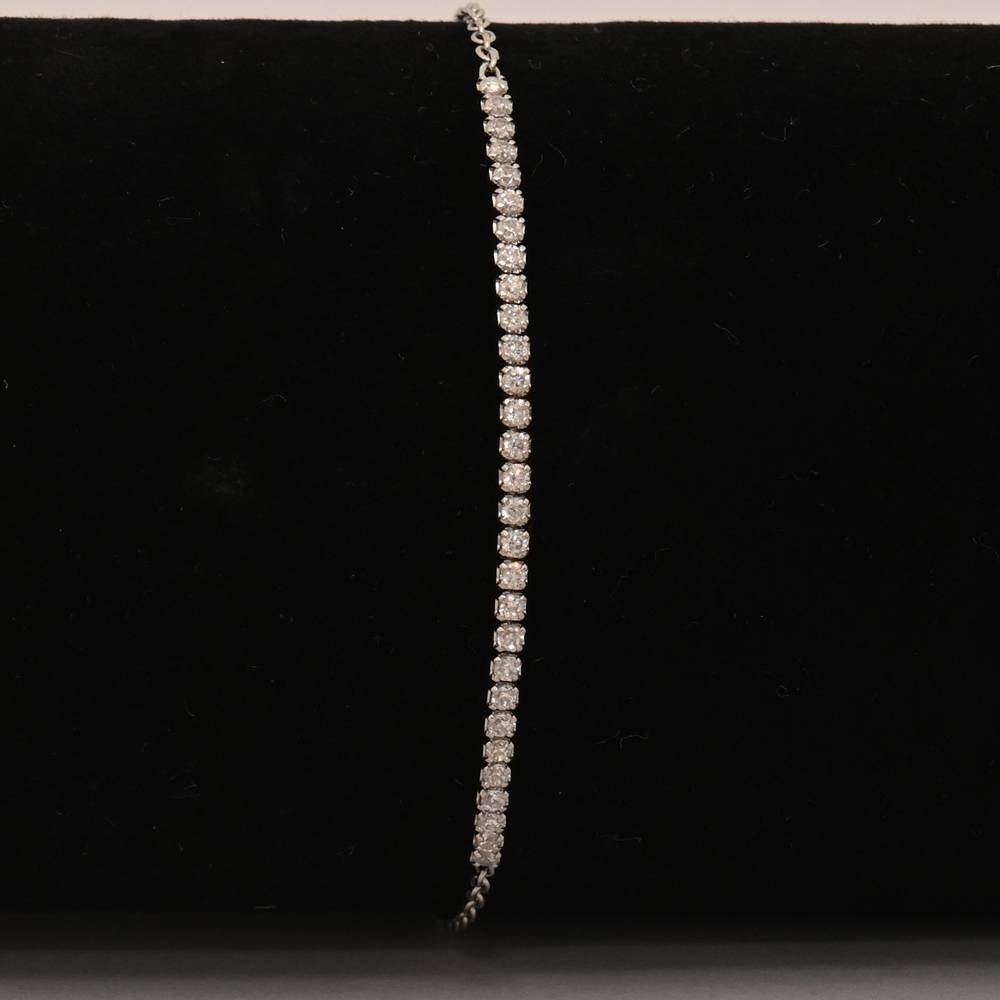 925 Pure Silver Minimalist Chain Bracelet : BR1077