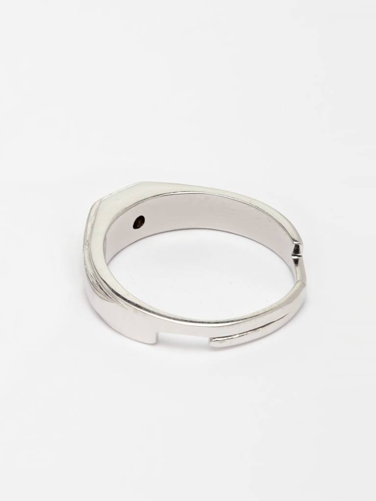 Pure 925 Sterling Silver Rocco Adjustable Ring Gift For Men And Boys : CSCPLR10_M