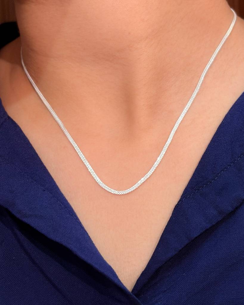925 Sterling Silver Heshe Chain | Perfect For Special Occasion |  Gift For Him Or Her : CH072_A_20