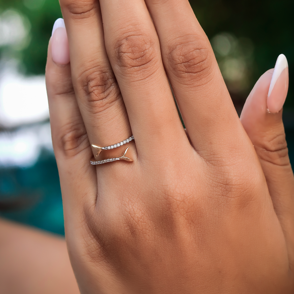 Ocean'S Treasure - Lab Diamond Open Top Ring : LLRG0118