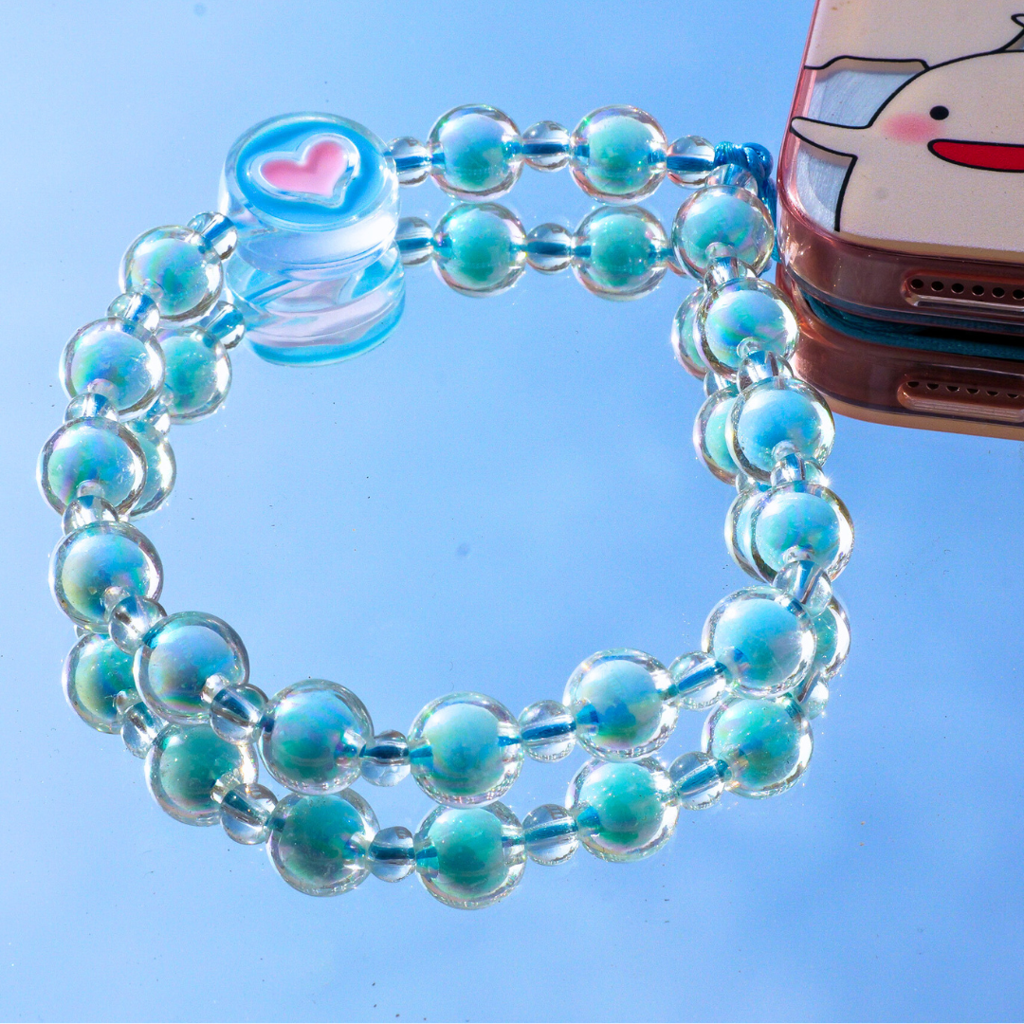 Blue Heart Kawaii Phone Charms : PC11