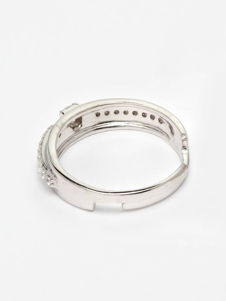 Pure 925 Sterling Silver Nario Adjustable Ring Gift For Women And Girls : CSCPLR8_F