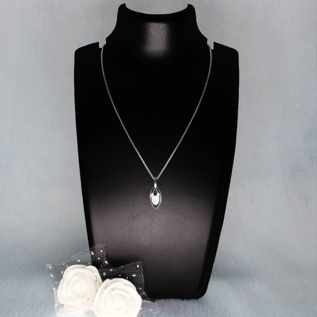 Silver Ellip Pendant : PD082