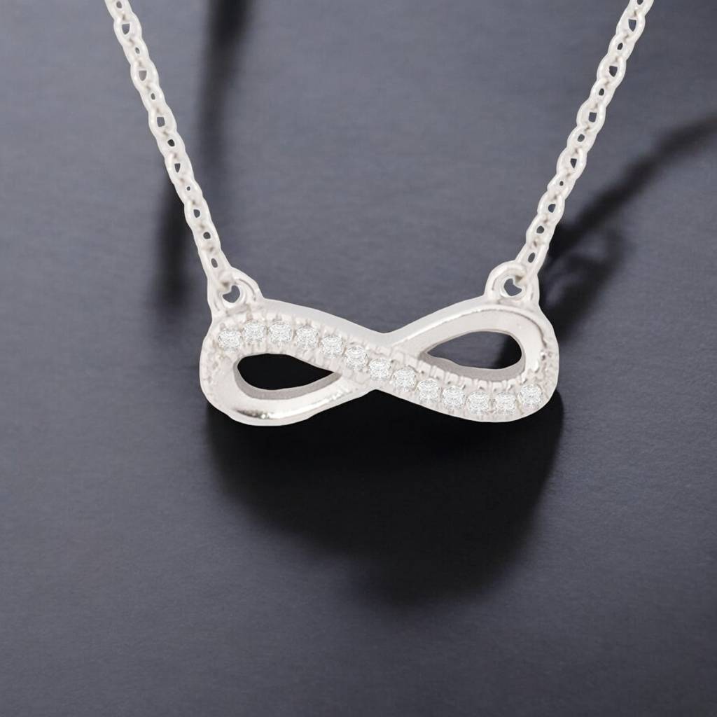 925 Silver Infinity Necklace : HP-NK-PSS-03