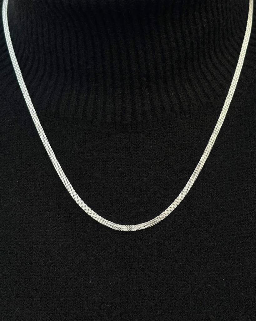 925 Sterling Silver Beveled Unbreakable Chain | 20 Inches | Unisex | 925 Hallmarked : CH073_20
