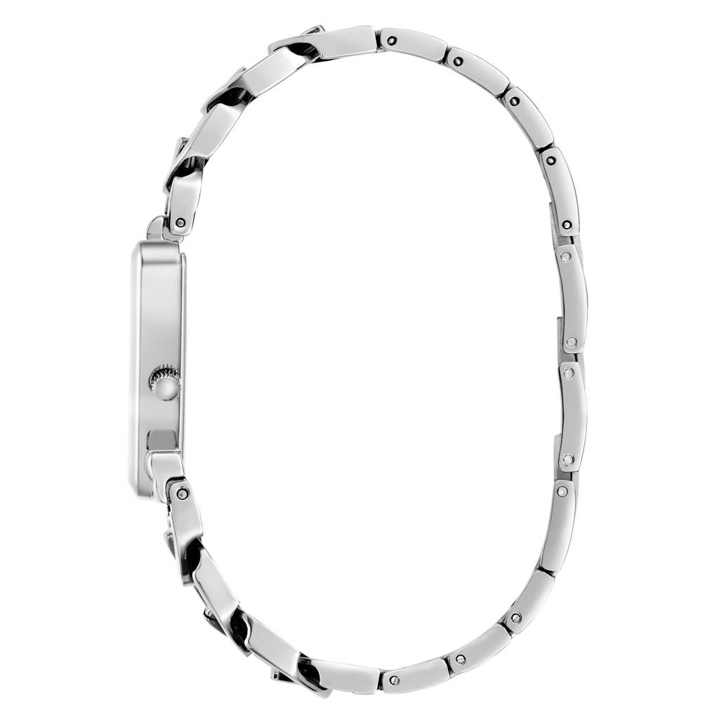 Guess Triangle 34Mm Silver Dial Analog Women Watch - Gw0859L1 : GW0859L1