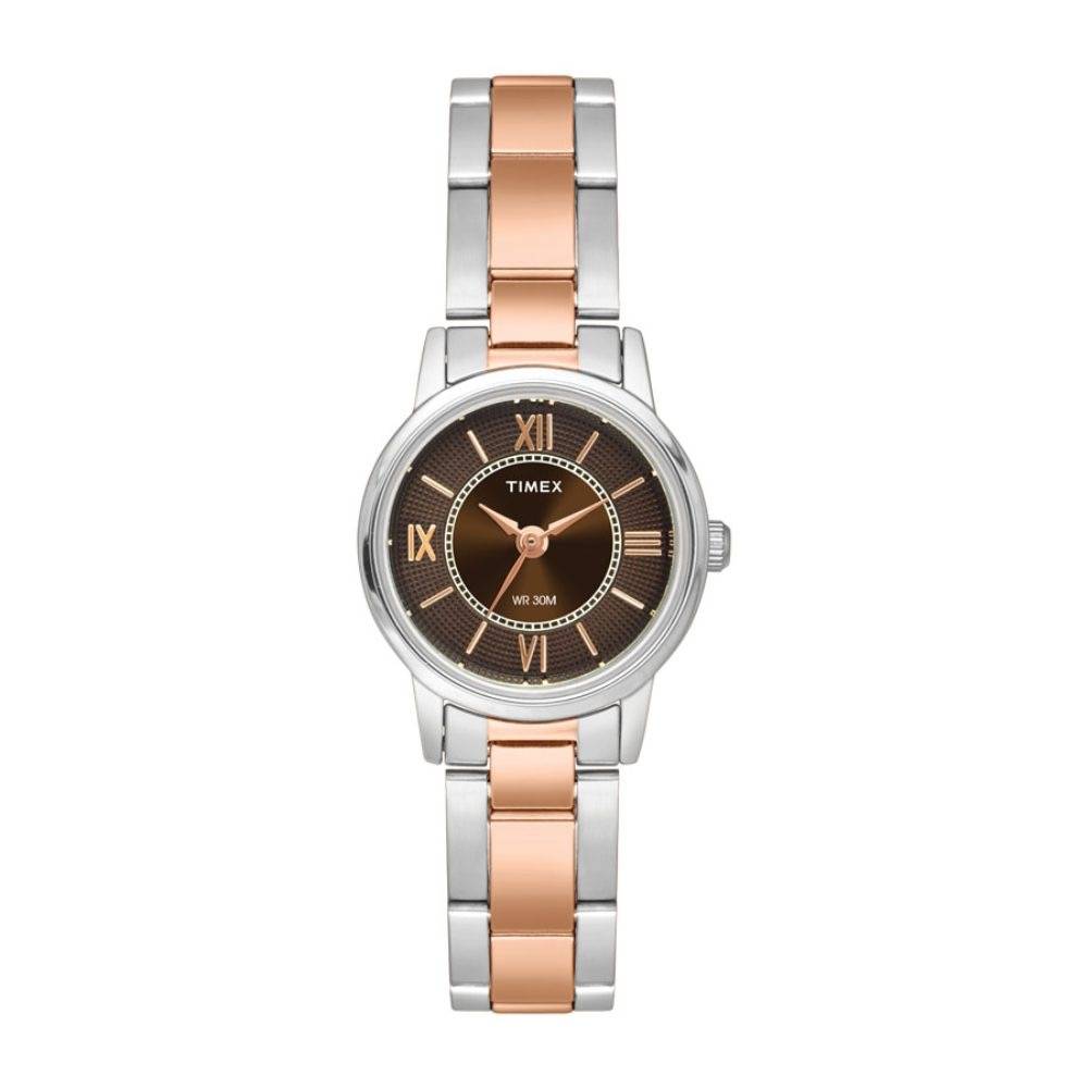 Timex Round Dial Analog Pair Watch : TW00PR214