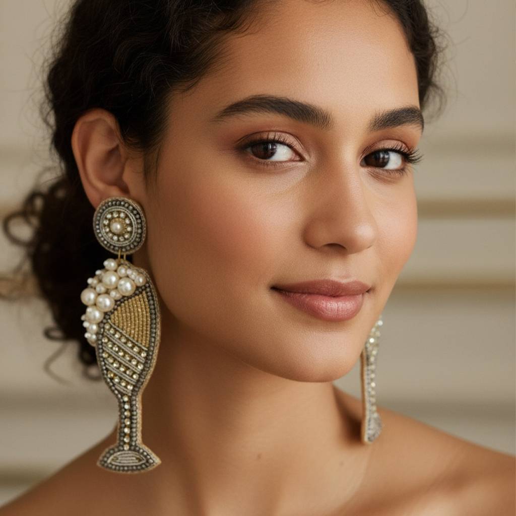 Glass Earring : ABER17