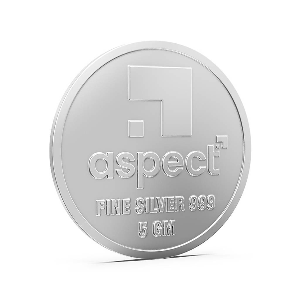 5 Gm Happy Wedding Silver Coin Pure 999 : ASC5GMWEDDING999