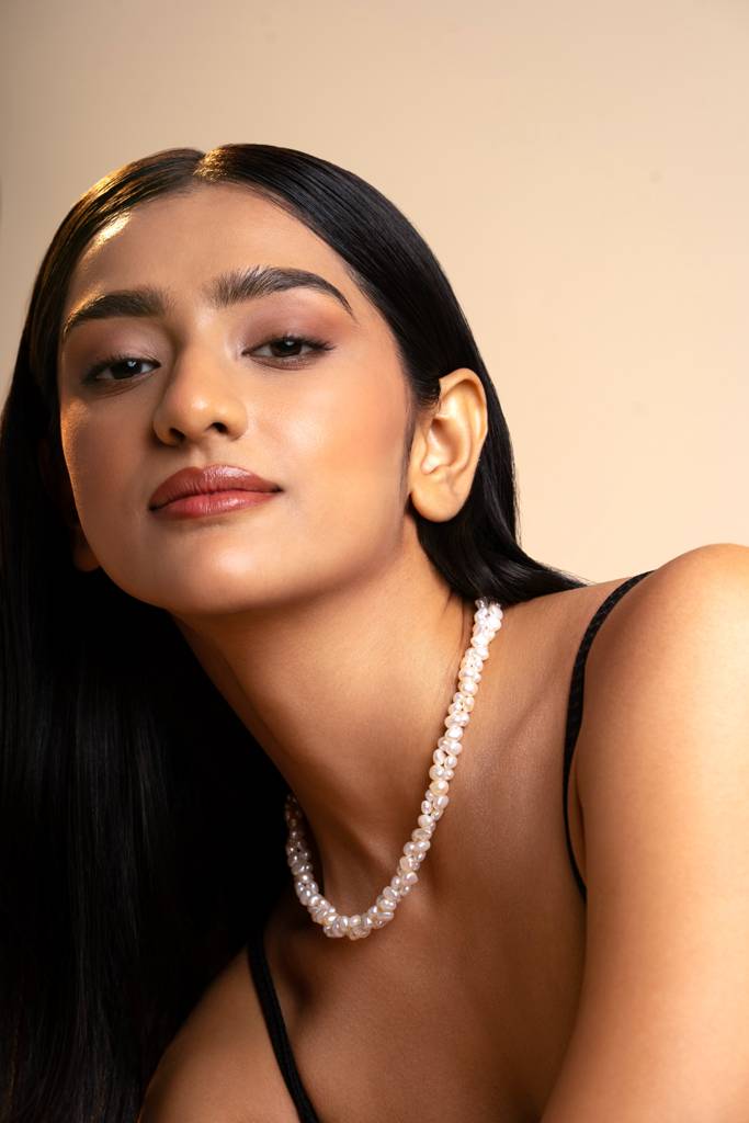 Twisty Pearl Necklace : NCK-TWSTY-WT-PRL