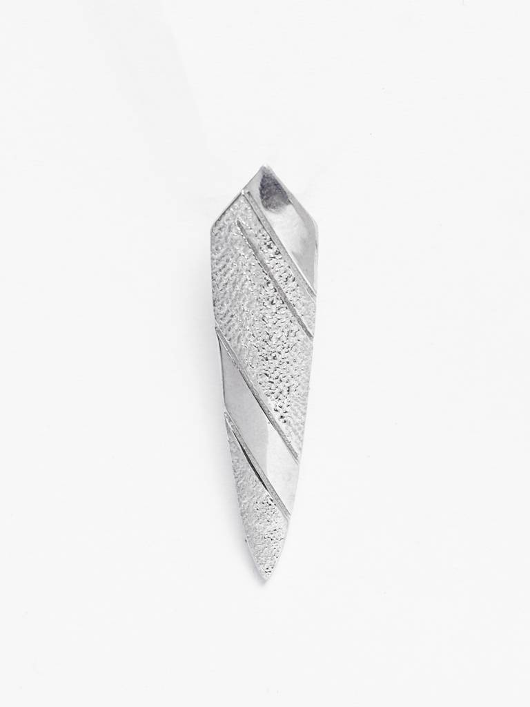 925 Silver Platinum Plated Shield Men Pendant Without Chain Gift For Men & Boys : CSMNP3_NOCHAIN