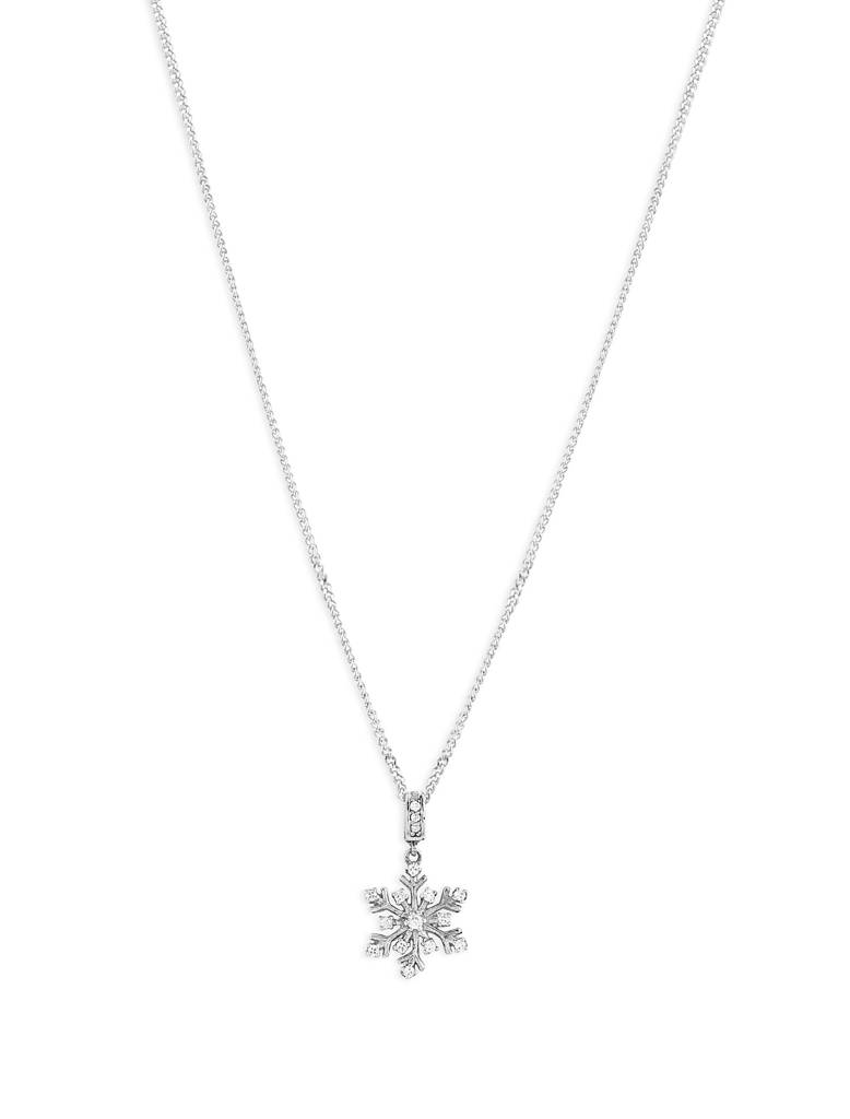 925 Silver Snowflake Pendant