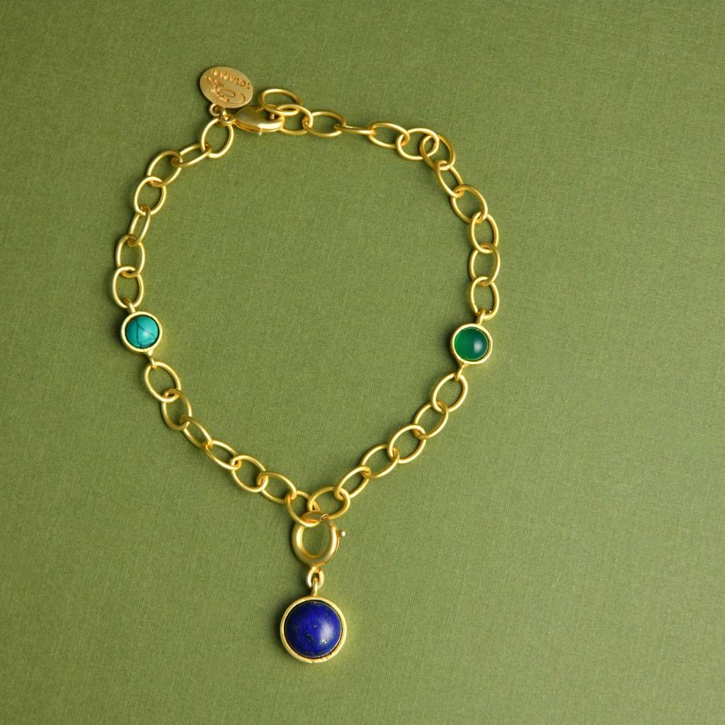 Corbett Lapis Lazuli Bracelet : TCCB16