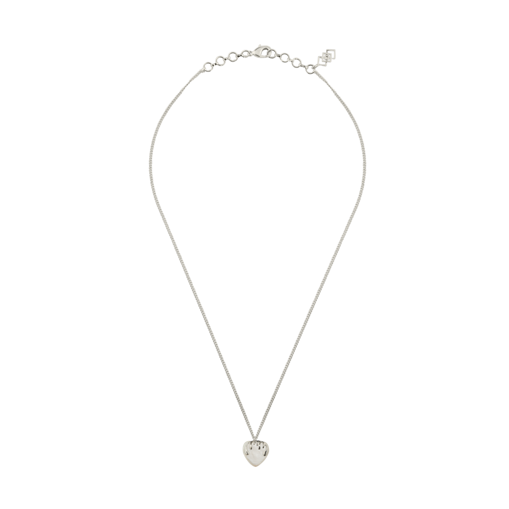 Melting Heart Neckchain- Silver