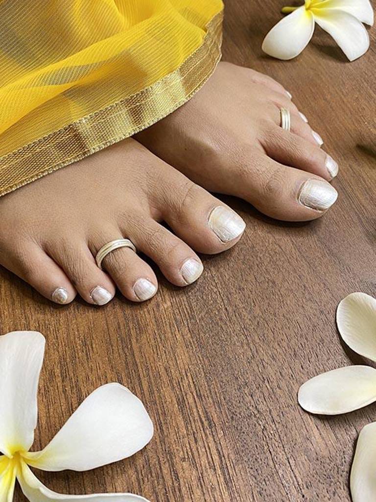 Dual Spiral Sterling Silver Toe Ring : U100SO005TR0238