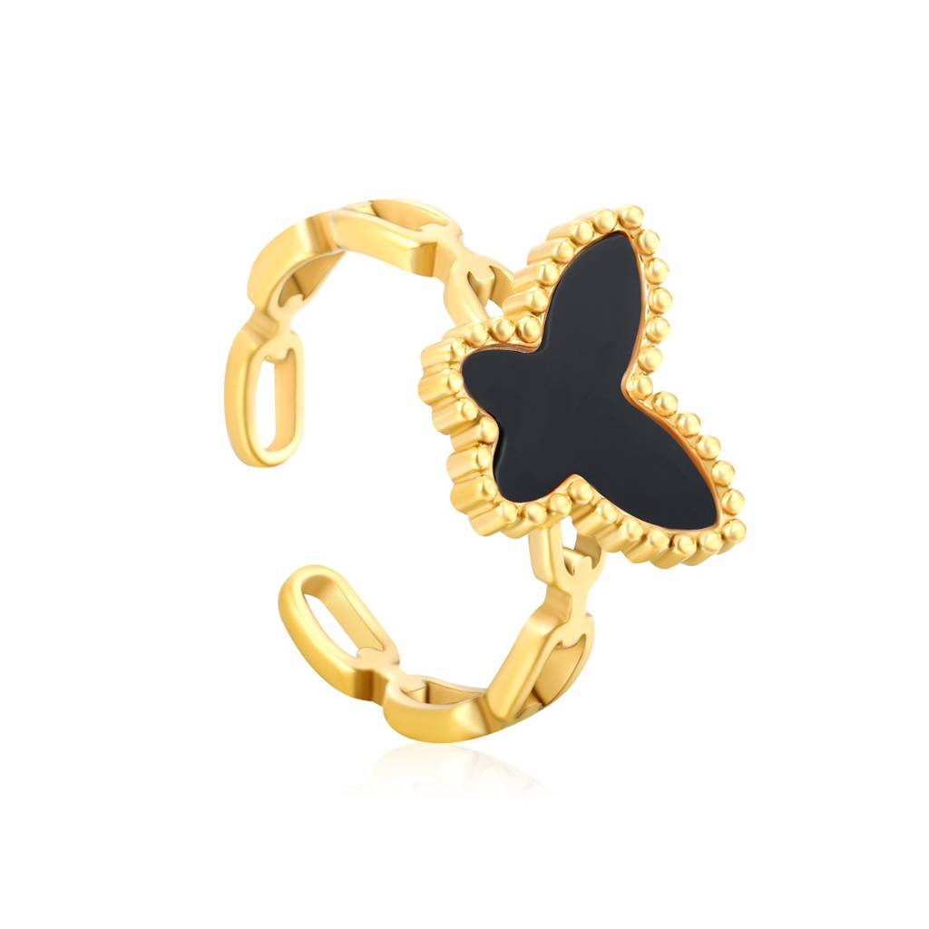 Black Butterfly Ring : AS-RG-FG-20