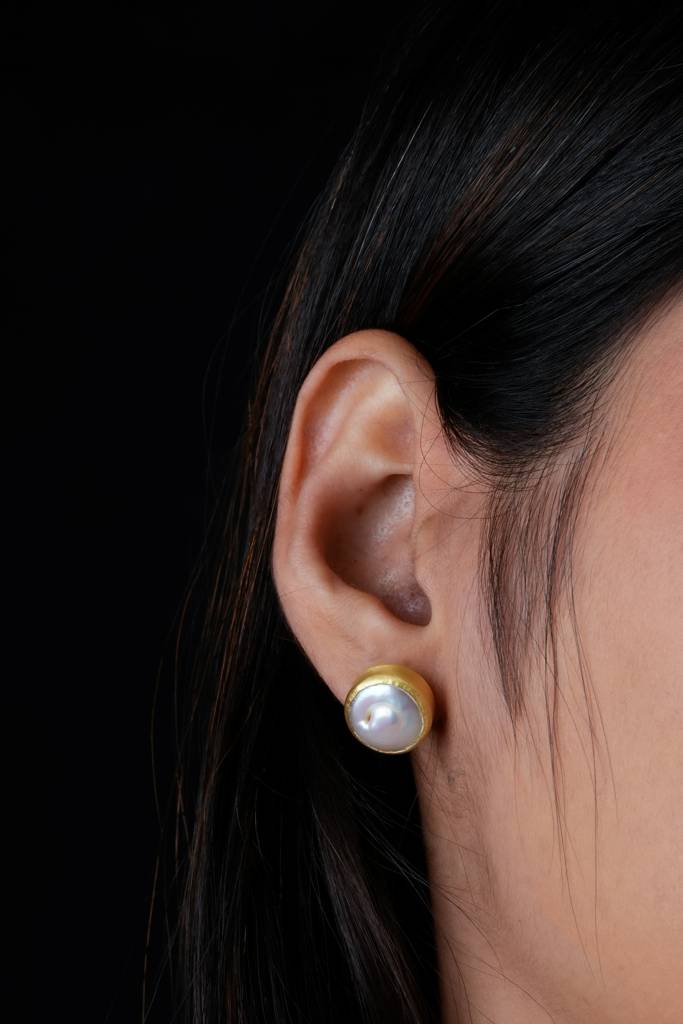 Pearl Button Studs (13 Mm) : PRMBE03