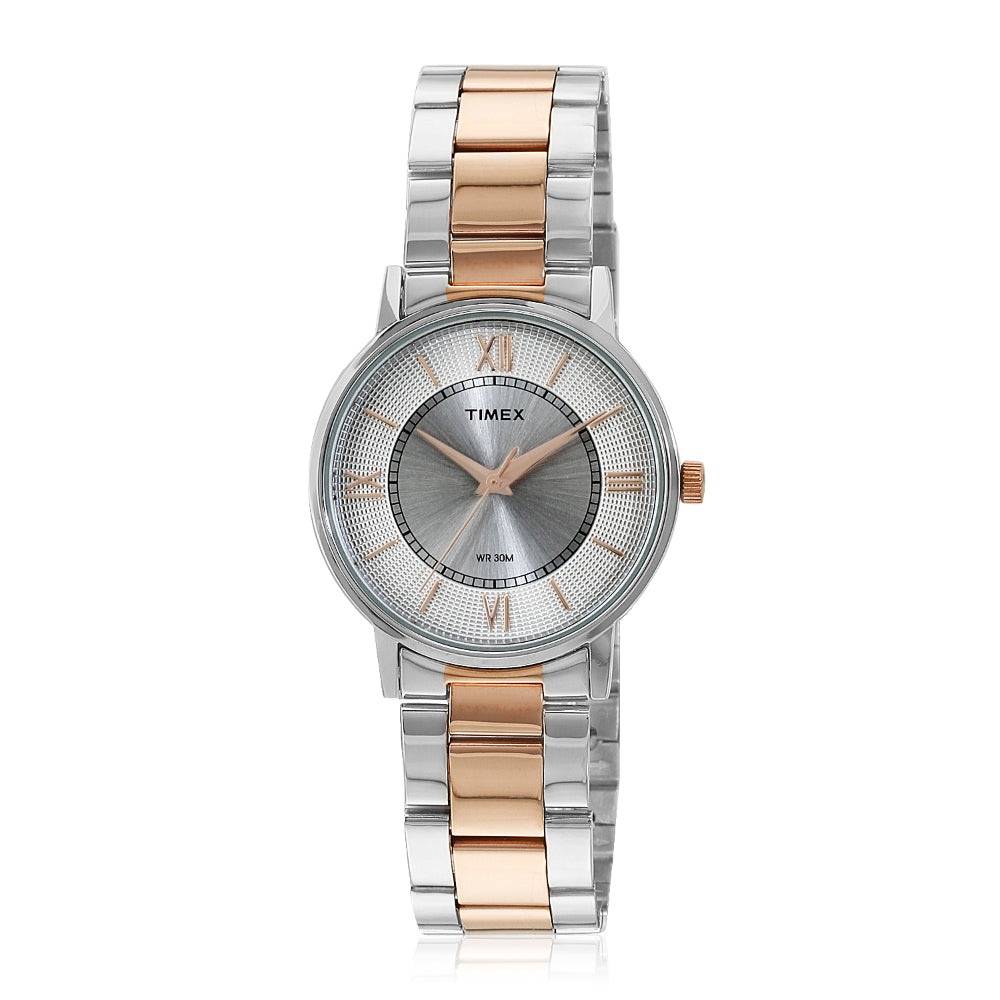 Timex Round Dial Analog Pair Watch : TW00PR213