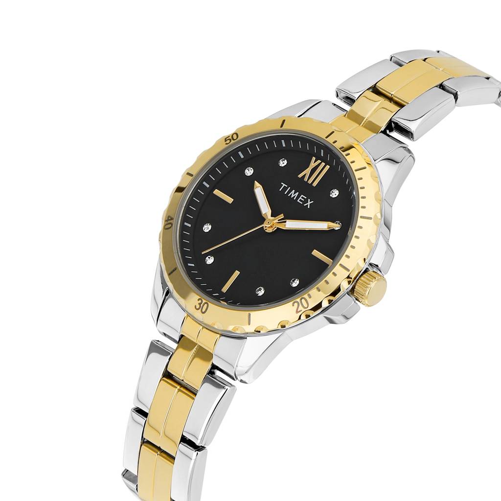 Timex Round 37Mm Dial Analog Women Watch - Twel232Smu01 : TWEL232SMU04