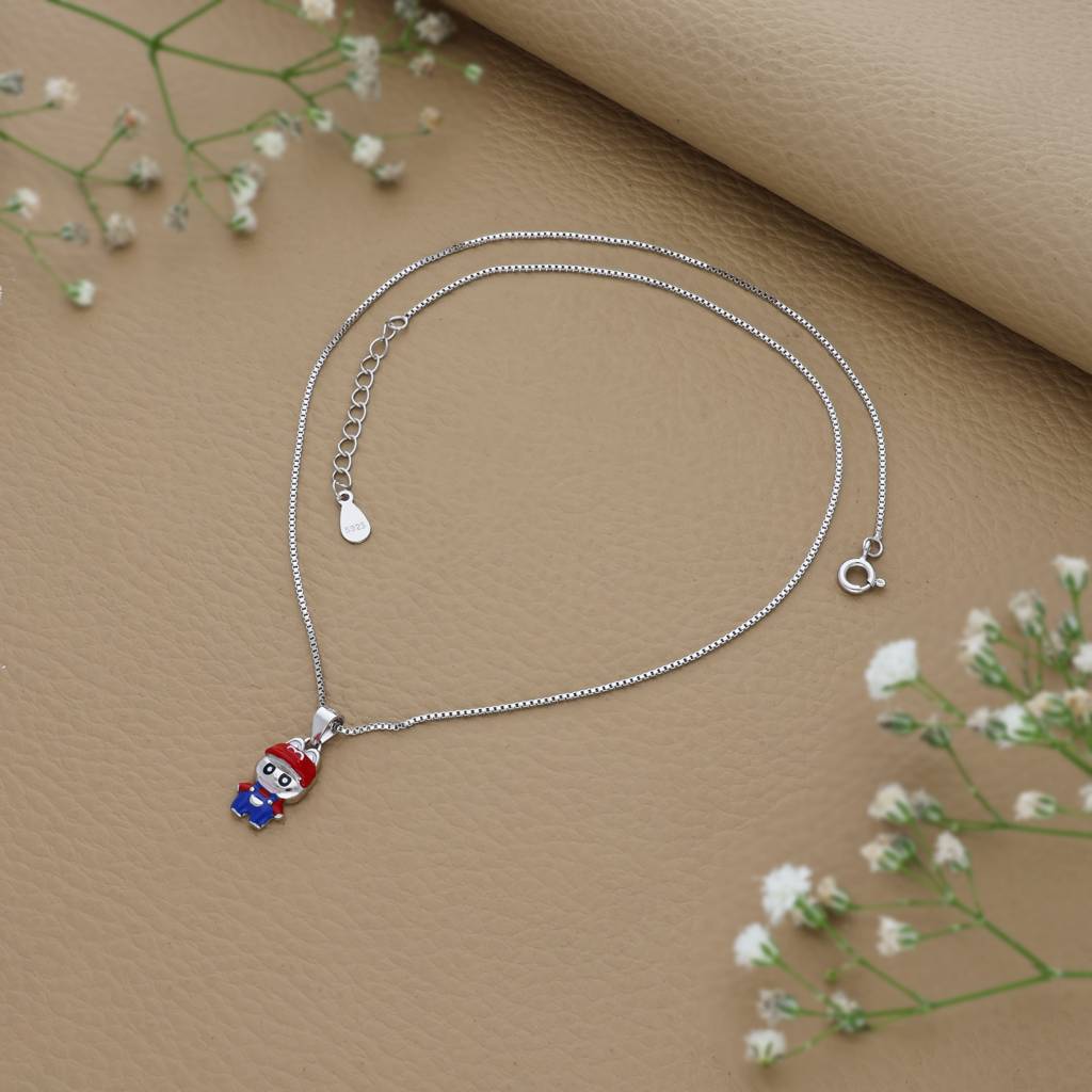 Little Champ 925 Silver Kids Chain Pendant (3+ Years) : KPT-11