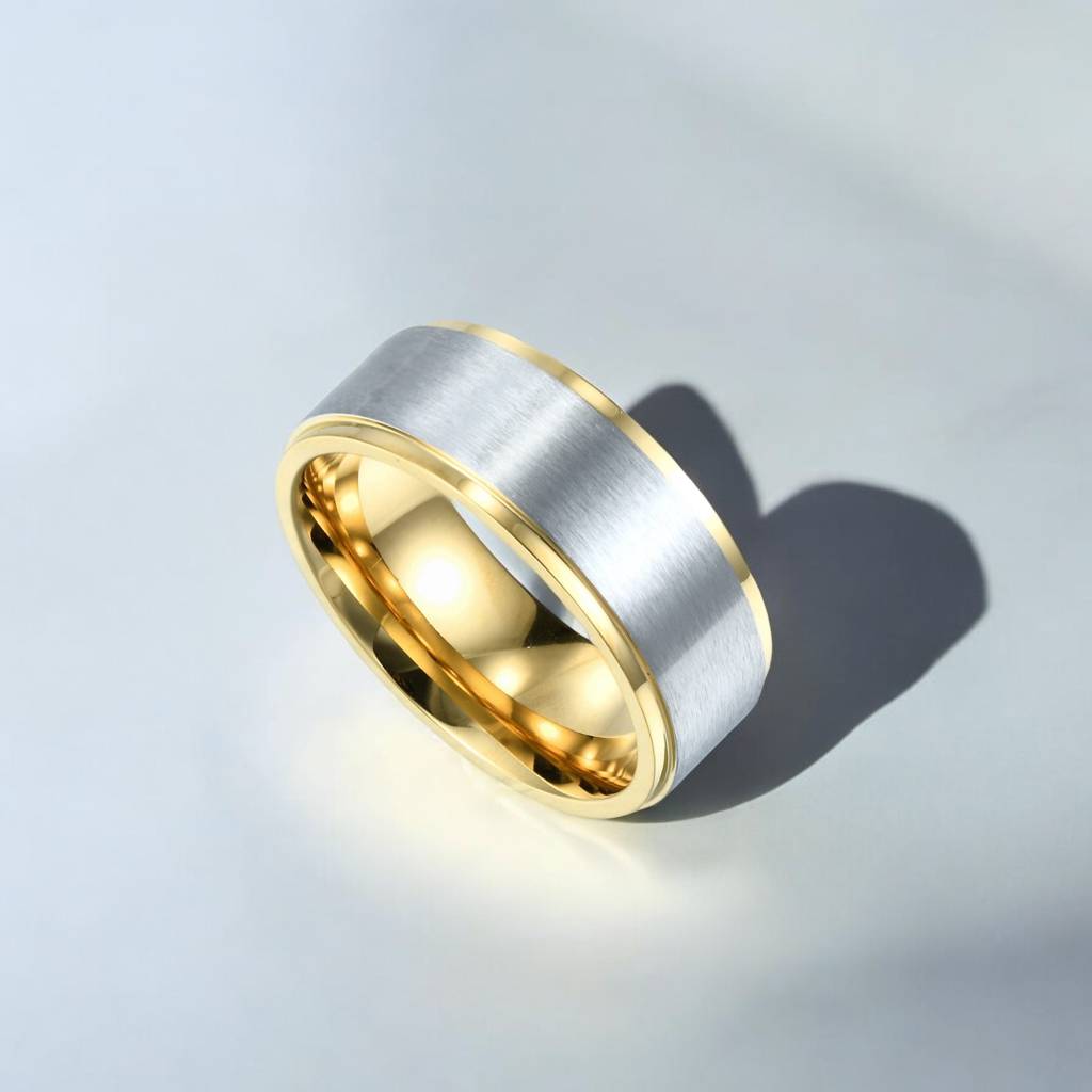 Dual Metal Elegance Ring : CL-RG-MN-04-19
