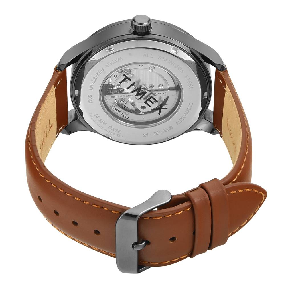 Timex Round 44Mm Dial Analog Automatic Men Watch - Tweg208Smu13 : TWEG208SMU14