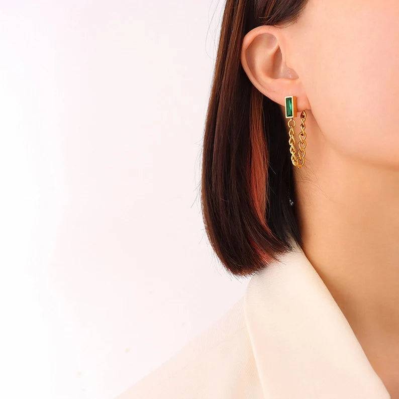 Bolo Chain Earrings : MJ05