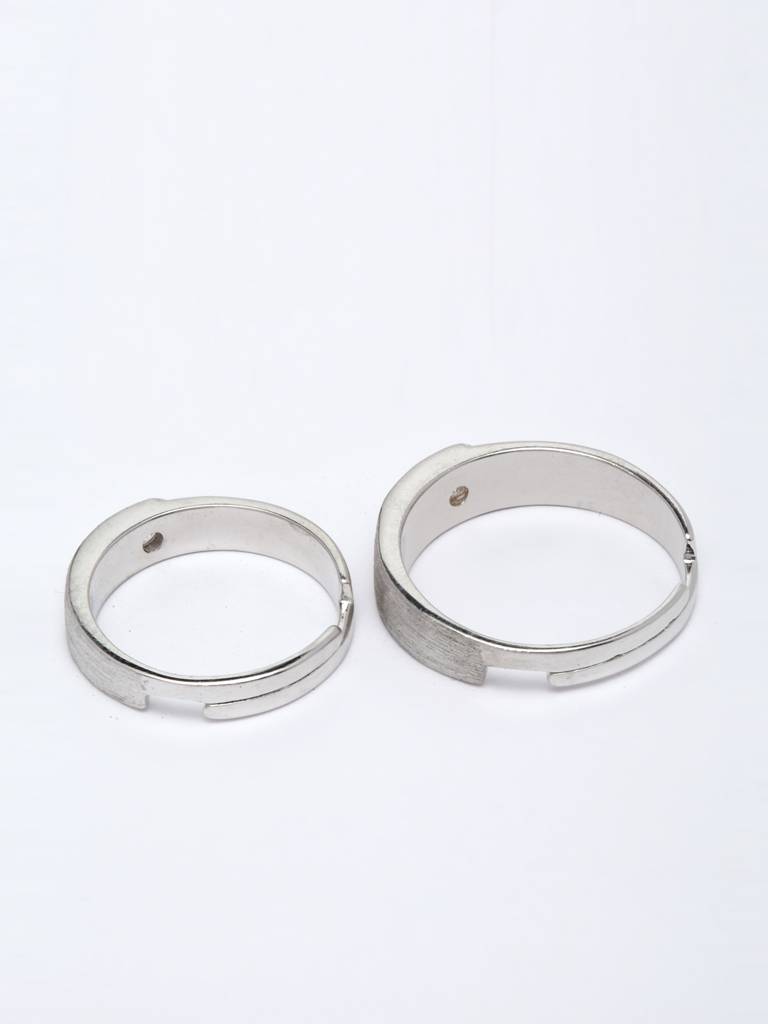 Pure 925 Sterling Silver Belt Adjustable Couple Band For Men And Women : CSCPLR9_MF