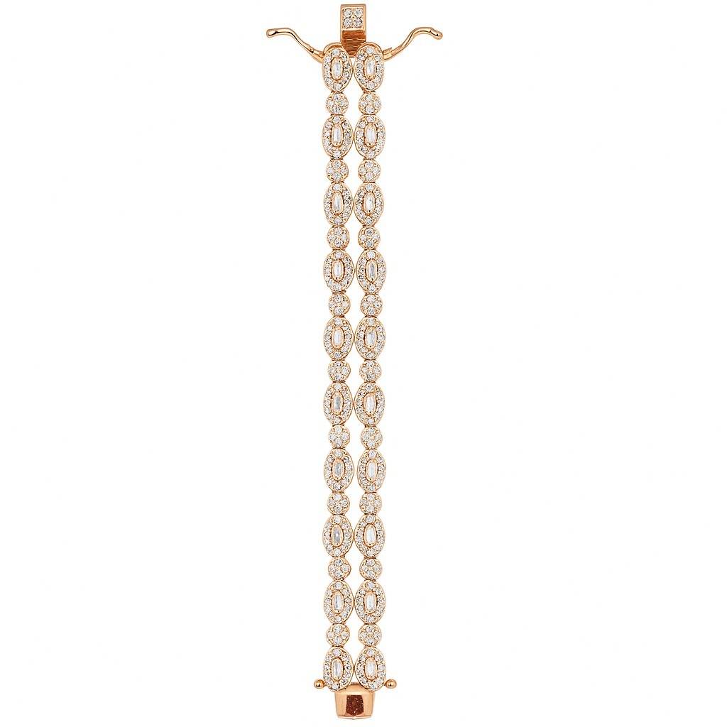 Rosegold Aura Silver Bracelet : B043-75