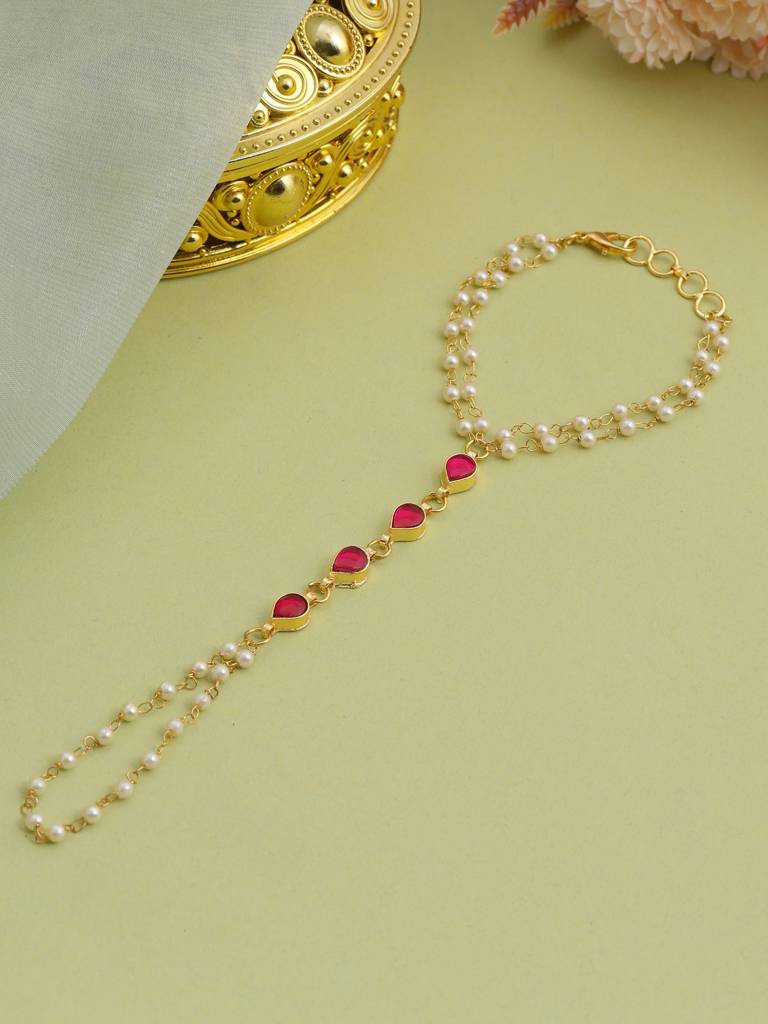 Ruby Raang Mannat Pearl Haath Phool : RRKDEC25-38