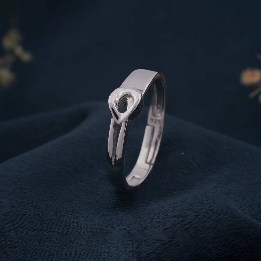 Silver Endless Love Ring For Him : ZLCPLR-1004-MW