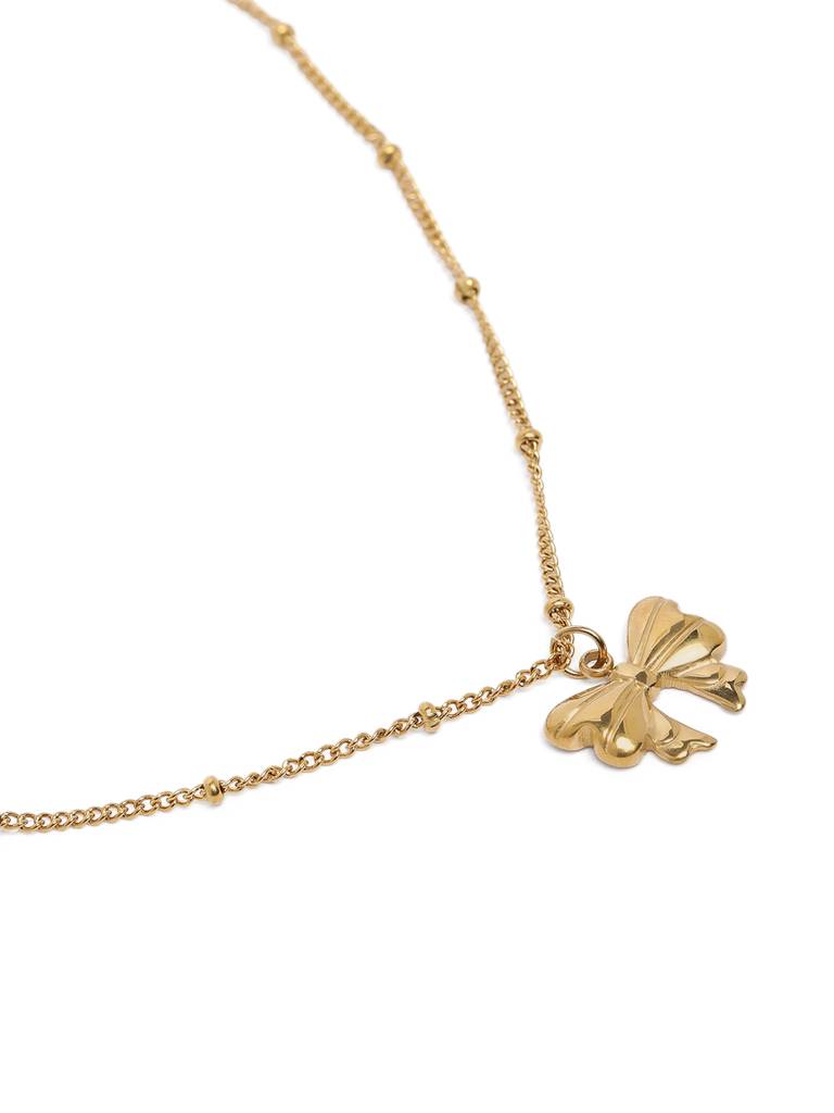 Golden Bow Pendant : AVPE10061