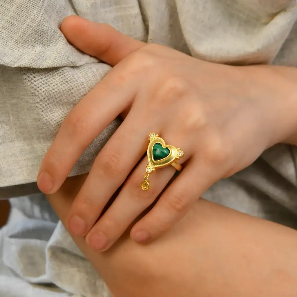 Anahata - Throat Chakra Ring : IVBR04