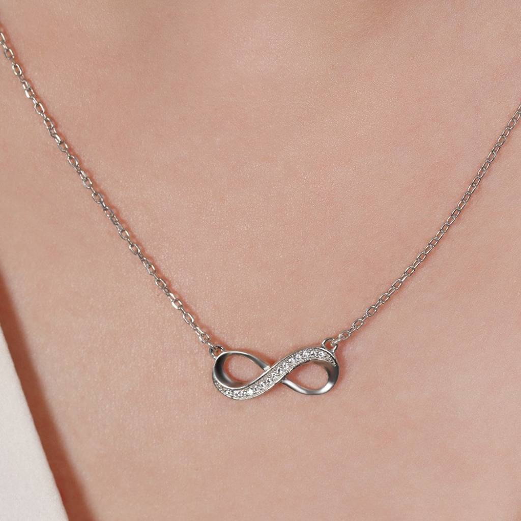 Infinity 925 Silver Necklace : NL-30075
