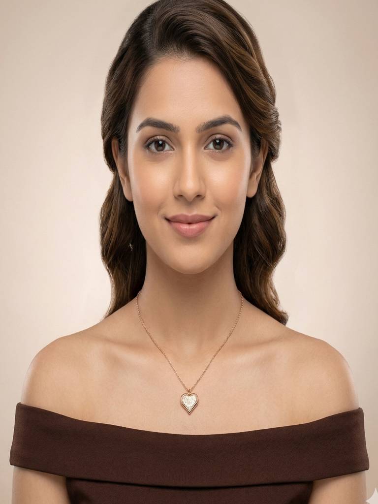 18K Gold Plated Elegant Minimal Pendant Necklace Anti Allergenic For Women : SCDELPS0425