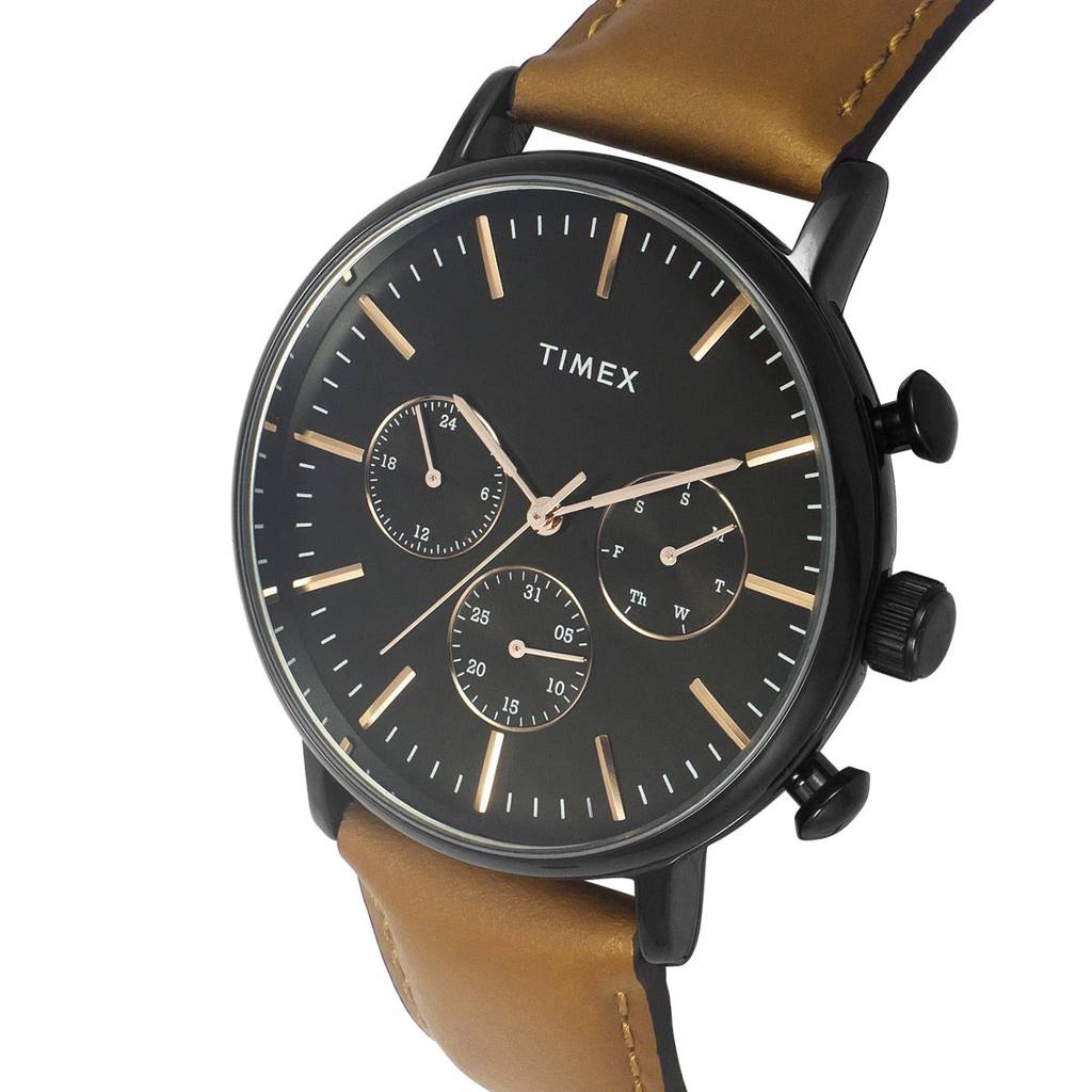 Timex Round 43Mm Black Dial Analog Men Watch - Tweg20006 : TWEG20006