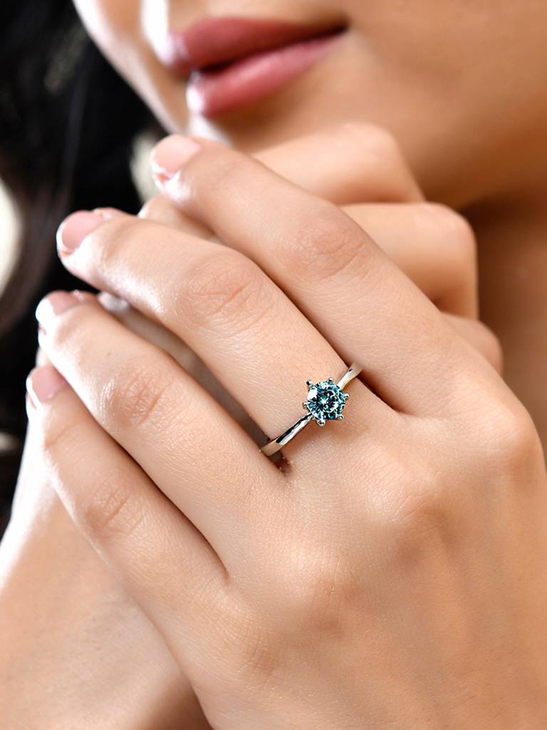 Valentines Day Promise Solitaire Ring : 8905124576863