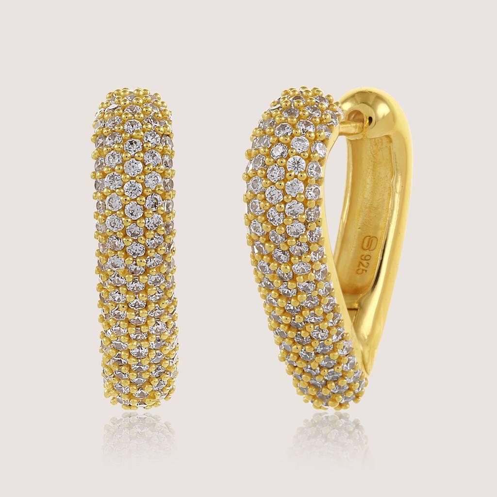 Studded Heart Huggies : ACE00547