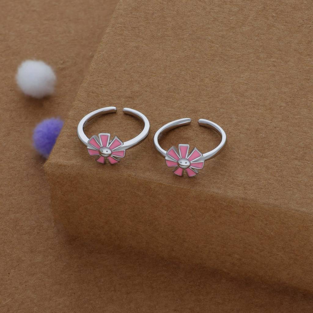 925 Silver Fancy Toe Ring : TR-FT-RH-P-153-P