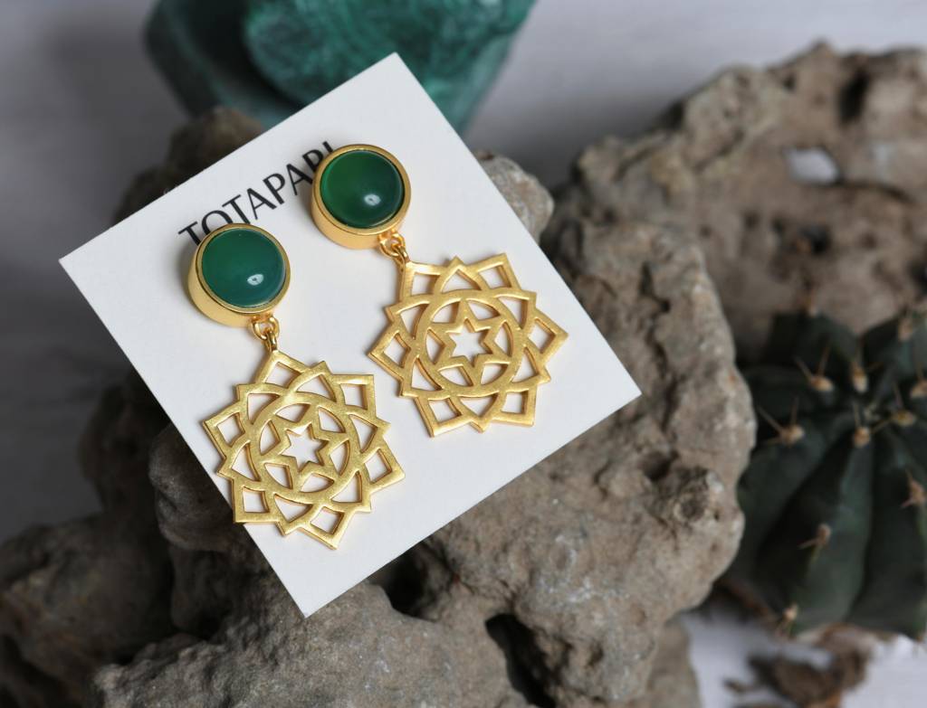 Heart Chakra Earrings : IVBE09